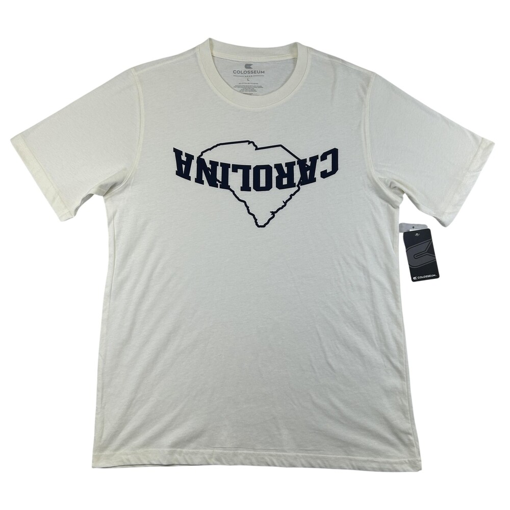 Colosseum Shirt Mens Large White Carolina South Carolina State Graphic Tee